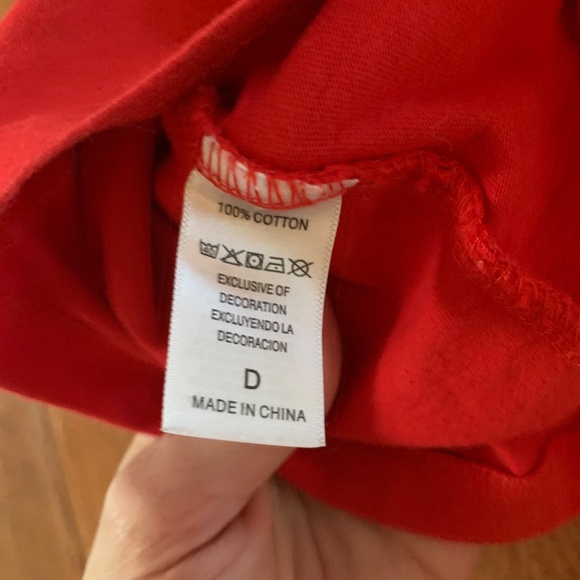 Toddler Girls Red Christmas Tree Cotton Appliqué Dress 4T - Picture 6 of 6